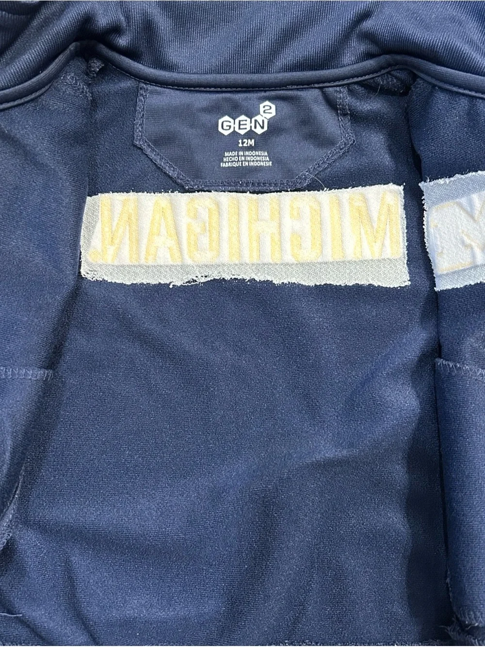 Michigan Wolverines Toddler Track Suit Set – Size 12 Months
